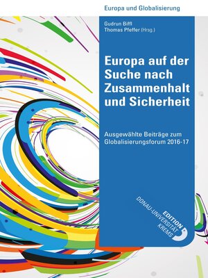 cover image of Europa auf der Suche nach Zusammenhalt und Sicherheit